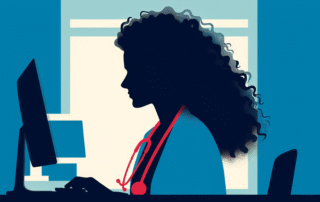 médica trabalhando por plano de saúde